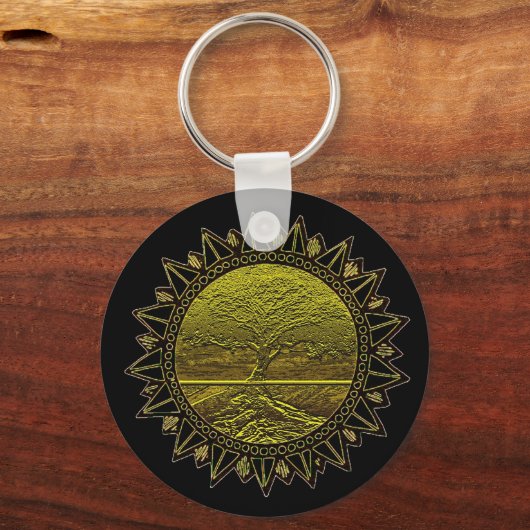 Tree of Life Sun Salutation キーホルダー (正面)
