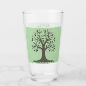 🌳 Tree of Life Tall Drinking Glass - Barware 🥛 タンブラーグラス (裏面)