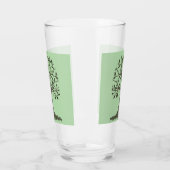 🌳 Tree of Life Tall Drinking Glass - Barware 🥛 タンブラーグラス (左)