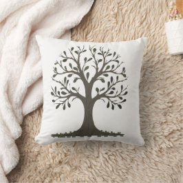 🌳 Tree of Life Throw Pillow - Nature Home Decor  クッション