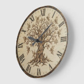 Tree of Life Wall Clock ラージ壁時計 (傾斜)