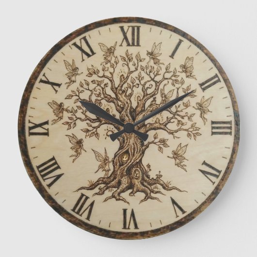 Tree of Life Wall Clock ラージ壁時計 (正面)