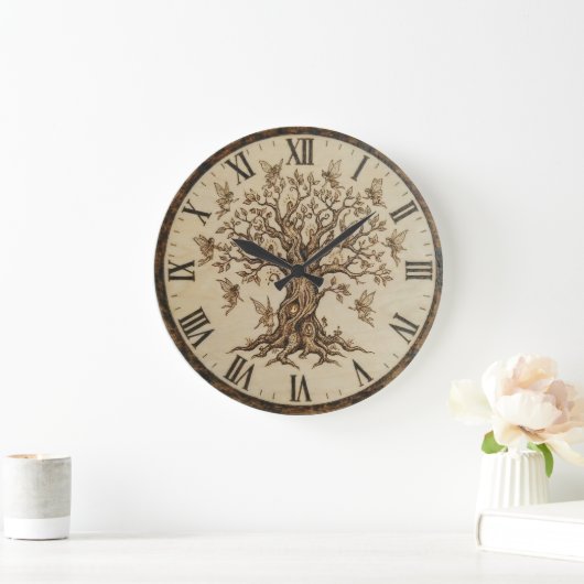 Tree of Life Wall Clock ラージ壁時計 (ホーム)
