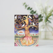TREE OF LIFE Water Color Doves ポストカード (スタンド正面)