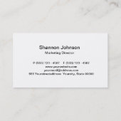 Tree of Life withハート・ビジネス・カード 名刺 (裏面)