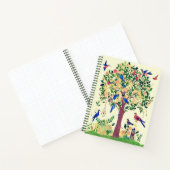 Tree of Life with Birds and Flowers Journal ノートブック (内部)