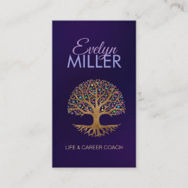 Tree of life - Yggdrasil – ドットカラフル葉 名刺