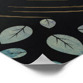 Tree of life - Yggdrasil - Gold & Painted Texture ポスター (角)