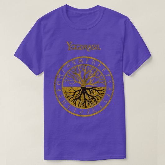 Tree of life Yggdrasil Vikings Gift Tシャツ (デザイン正面)