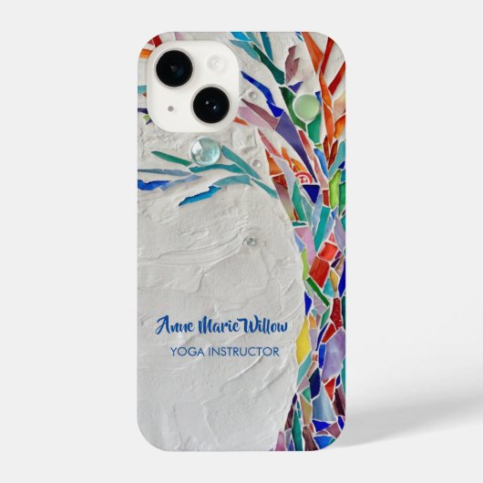 Tree Of Life Yoga Instructor iPhoneケース (裏面)