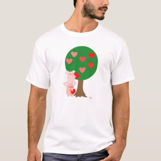 Tree of Love シンプル T-Shirt (前面のデザイン) Tシャツ