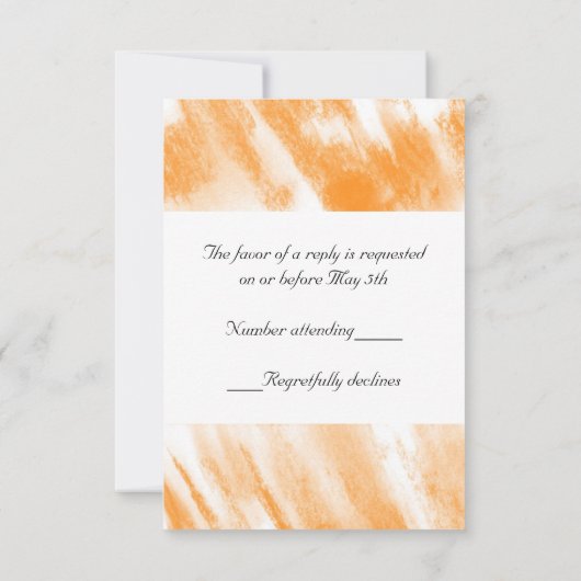 Tree of Love Orange RSVP (裏面)