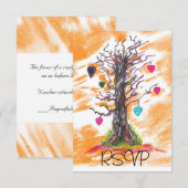 Tree of Love Orange RSVP (正面/裏面)