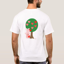 Tree of Love Tシャツシンプルデザイン（背中の） Tシャツ