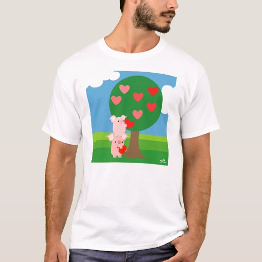 Tree of Love T-shirt (前面のデザイン) Tシャツ (正面)