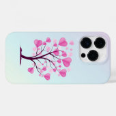 Tree of Love Tree of Lovesハートピンクパステルウォーターカラー Case-Mate iPhoneケース (裏面 (横))