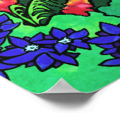 "Tree of Secrets" Fairy Dragon Fantasy Forest Art ポスター (角)