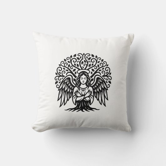 Tree of Wings Pillow クッション (正面)