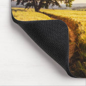 Tree on meadow マウスパッド (コーナー)