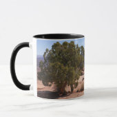 Tree Out of Red Rocks II at Canyonlands マグカップ (左)