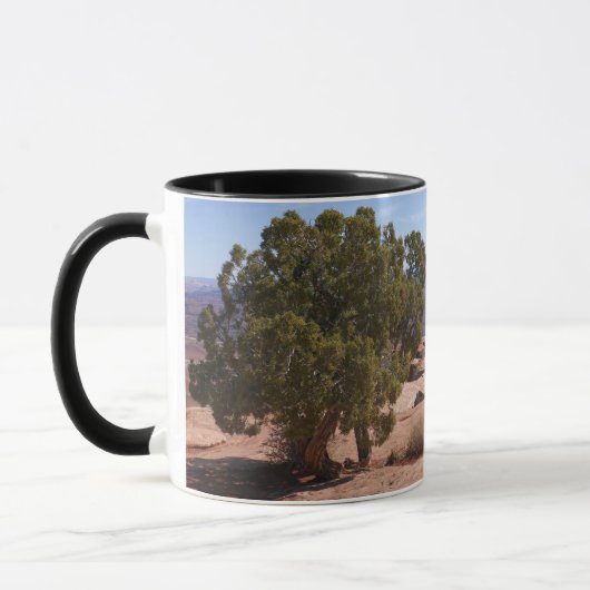 Tree Out of Red Rocks II at Canyonlands マグカップ (左)