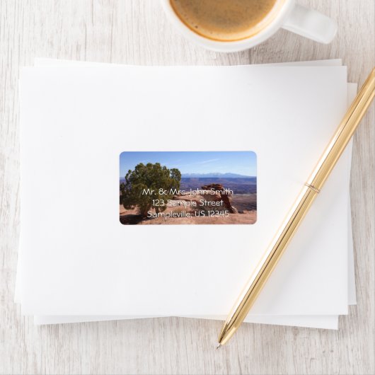 Tree Out of Red Rocks II at Canyonlands ラベル (インサイチュ)