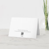 Tree Peony Blank Greeting Card サンキューカード (裏面)