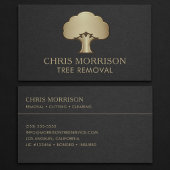 Tree Removal Business Card 名刺