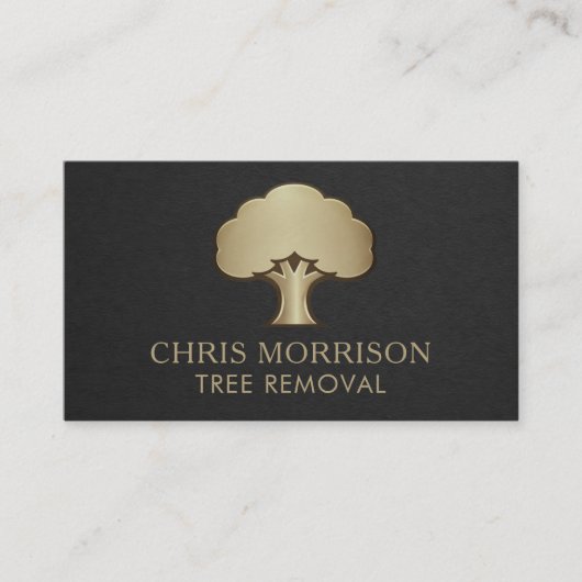 Tree Removal Business Card 名刺 (正面)