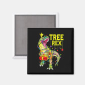 Tree Rex! 楽しいクリスマスの古生物学者 マグネット (正面/裏面)
