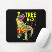 Tree Rex！面白いクリスマスの古生物学者 マウスパッド (マウス)