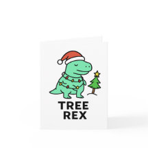 Tree Rex - 面白いクリスマスカード