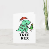 Tree Rex - Funny Christmas Card シーズンカード (正面)