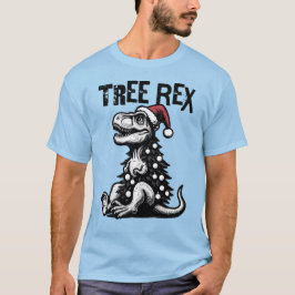 Tree Rex – Funny Christmas T-Rex Design Tシャツ