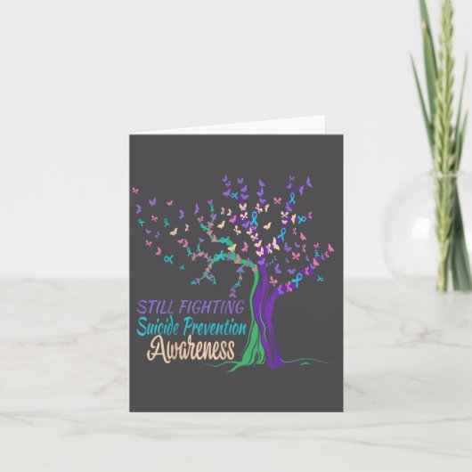 Tree Ribbon Still Fighting Suicide Prevention Awar カード (正面)