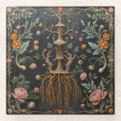Tree Roots Coaster ガラスコースター (正面)