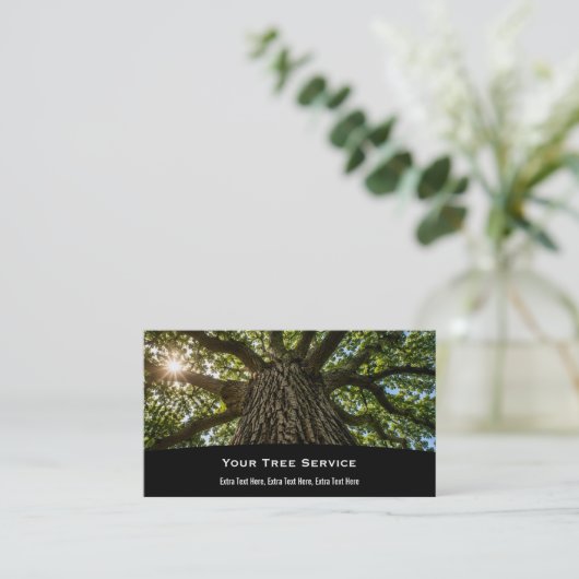 Tree Service名刺 名刺 (スタンド正面)