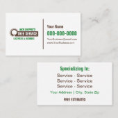 Tree Service Business Card 名刺 (正面/裏面)