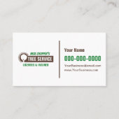 Tree Service Business Card 名刺 (正面)