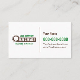 Tree Service Business Card 名刺
