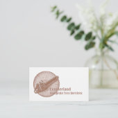 Tree Service Business Card Template 名刺 (スタンド正面)