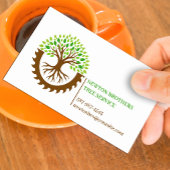Tree Service Business Card Template 名刺