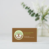 Tree Service Business Card Template 名刺 (スタンド正面)