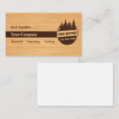Tree Service Business Cards 名刺 (正面/裏面)