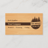 Tree Service Business Cards 名刺 (正面)