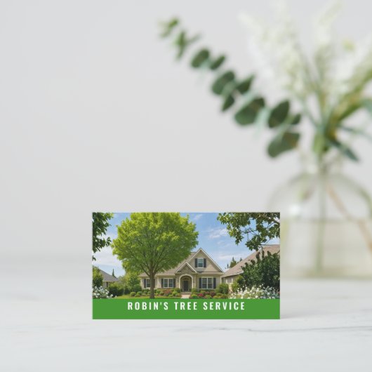 Tree Service Business Landscaping 名刺 (スタンド正面)
