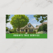 Tree Service Business Landscaping 名刺 (正面)