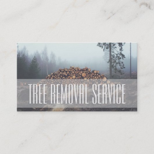 Tree Service Firewood名刺 名刺 (正面)