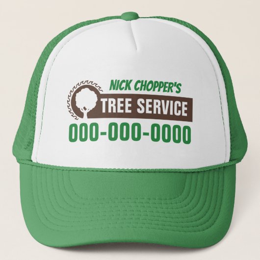 Tree Service Trucker Hat キャップ (正面)