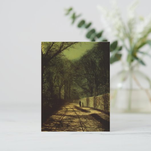 Tree Shadows on the Park Wall, Roundhay Park, Leed ポストカード (スタンド正面)